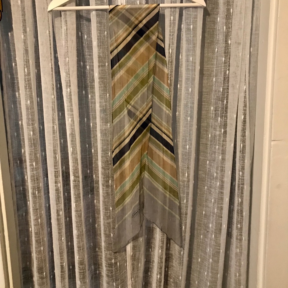 Chiffon striped coach sash